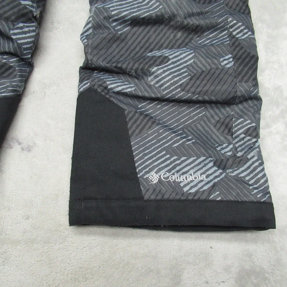 Columbia Snow Pants Youth XS Black Camo Omni Heat Winter Ski Cargo Outdoor 24x21